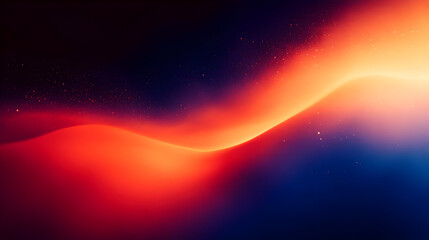 Abstract wave of vibrant colors blending in a smooth gradient.