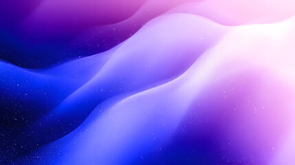 Sticker - Abstract waves in purple and blue hues with a dreamy texture.