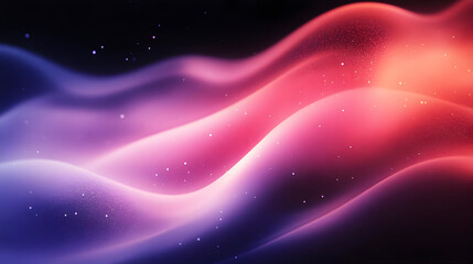 Wall Mural - Abstract waves of color with a cosmic feel.