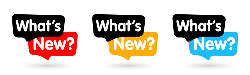 Sticker - What's new?