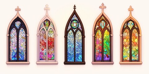 Wall Mural - Stained Glass Window Mural