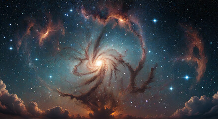 background with stars