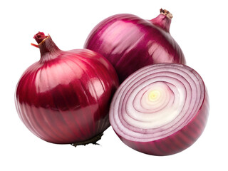 red onion isolated on transparent background png