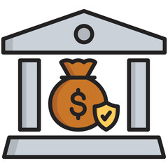 Sticker - Bank Icon