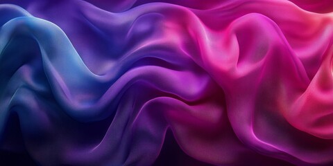 Canvas Print - High-Detail Quilted Silk in Bold Colors, generative ai