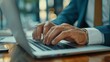 © Generative AI - Professional bank manager consulting financial corporate client using laptop Two busy professional executives team business people working together on computer at office meeting Vertic : Generative AI