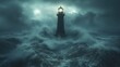 © The prominence - A lighthouse guiding a ship through a stormy sea, symbolizing leadership in troubled times