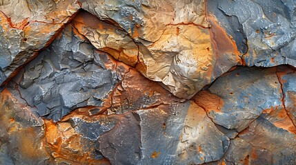 Poster - stone texture or background oxide texture for decoration ceramic slab tile vitrified natural surface tile design : Generative AI