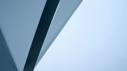 Poster - architectural detail featuring minimalist lines and shapes creating an abstract composition, bathed 