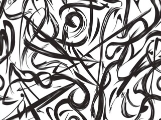 Poster - this style brush set features grunge arrows with zigzagging and curved points. it includes doodle pa