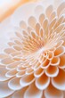 © Atlas - Delicate layers of a soft peach dahlia bloom create a stunning floral display