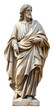 © Mr. Stocker - Statue of a standing figure draped in cloth, cut out - stock png.