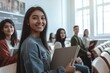 © LU - As college students of different races prepare to go to class for the new semester, the overall picture conveys a sense of confidence and youthful exuberance.