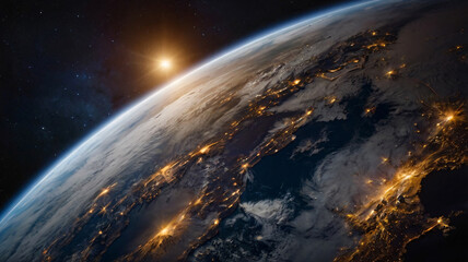 outer space celestial view wallpaper