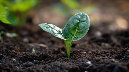 New Life Emerging from the Ground