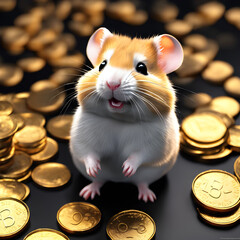 mouse and coins