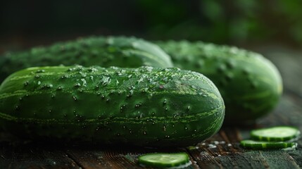 Canvas Print - Cucumbers