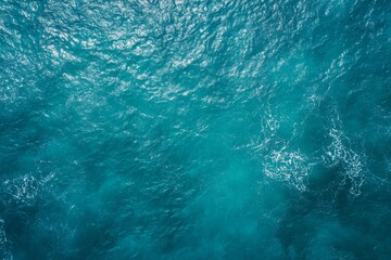 Top view of calm sea water texture background