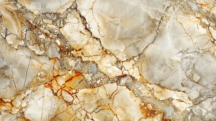 Leinwandbilder - Italian Beige breccia Marble Texture Background using for interior exterior Home decoration wallpapers Wall tiles and floor tiles slab surface : Generative AI