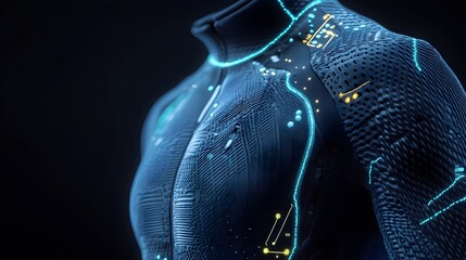 Poster - Innovative Smart Clothing with Integrated Health Sensors Enabling Real time Posture and Muscle Activity Tracking for Fitness and Wellness Optimization