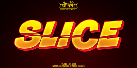 Poster - slice editable text effect, customizable katana and sword 3d font style