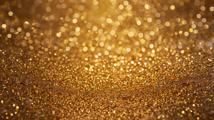 Wall Mural - golden colored glittered abstract background