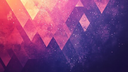 Abstract geometric background with a gradient of colors.