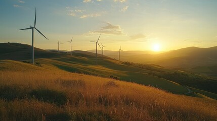 Wall Mural - Executives developing renewable energy 