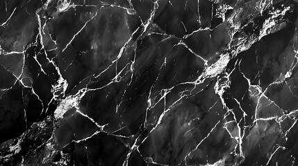 Poster - Dark grey background marble wall texture for design art work seamless pattern of tile stone with bright and luxury : Generative AI