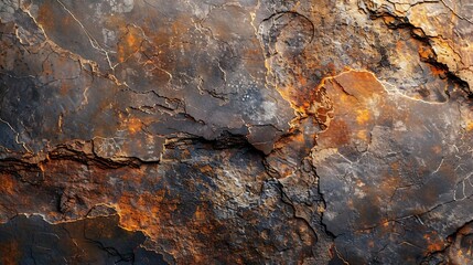 Poster - stone texture or background oxide texture for decoration ceramic slab tile vitrified natural surface tile design : Generative AI