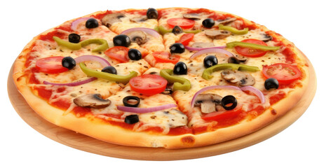 Poster - PNG Pizza food mozzarella pepperoni.