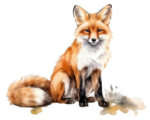 Sticker - PNG Fox wildlife animal mammal.