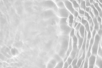 Wall Mural - abstract white transparent water shadow surface texture natural ripple background