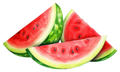 Poster - PNG Watermelon fruit plant food.