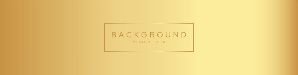 Wall Mural - golden luxury gradient banner background, vector design