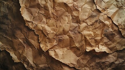 Wall Mural - Old brown paper texture background : Generative AI