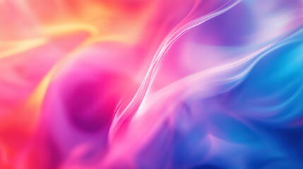 Leinwandbilder - An abstract, multicolored gradient background with a blurred effect, perfect for a landing page or website template design 