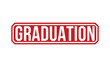 © ceoJAHID - GRADUATION rubber stamp on white background. GRADUATION Stamp.