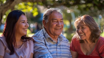 Poster - The happy elderly couple