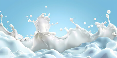 Poster - splash of milk