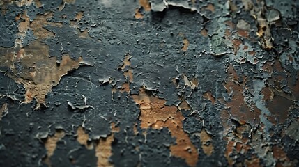 Fototapete - Dilapidated Industrial Surface Texture High Resolution : Generative AI