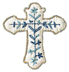 Poster - PNG Cross symbol embroidery pattern.