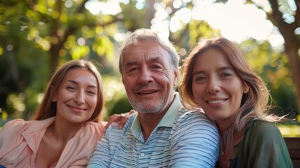 Canvas Print - The Family Portrait Outdoors