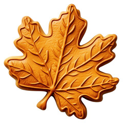 Sticker - PNG Autumn leaf cookie plant tree food.