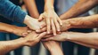 © PixeloAI - Unity and Teamwork: Diverse Hands Together