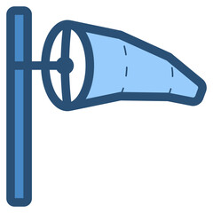 Wall Mural - wind direction indicator icon