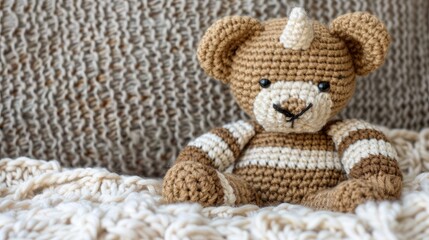 Canvas Print - A very cute teddy bear