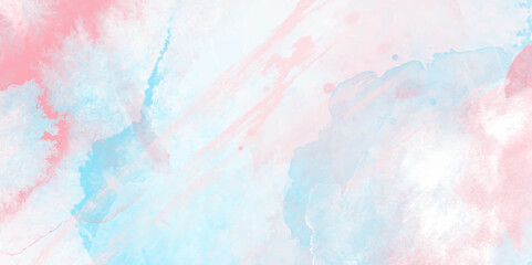 Aufkleber - Modern light color painted watercolor grunge canvas for splash design. abstract watercolor background with paint. Divorces and drops. Colorful gradient ink colors effect hand drawn canvas background.	