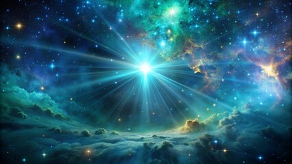 Wall Mural - spiral galaxy in space