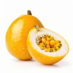 Poster - Passion Fruit: A Close-up of the Delicate Interior